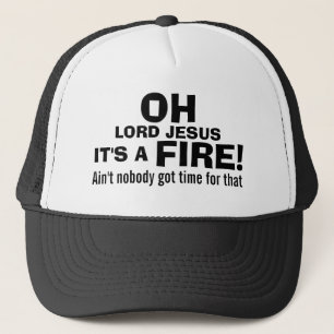 Casquette Pompier drôle c'est un FEU !