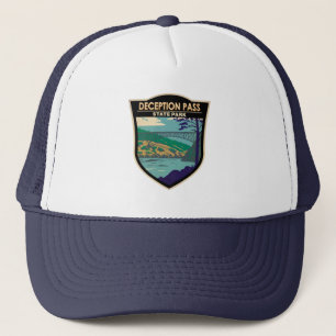 Casquette Pont d'état du parc Deception Pass Badge de Washin