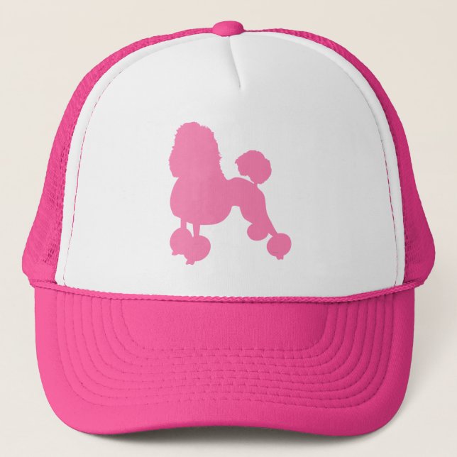 CASQUETTE POODLE ROSE (Devant)