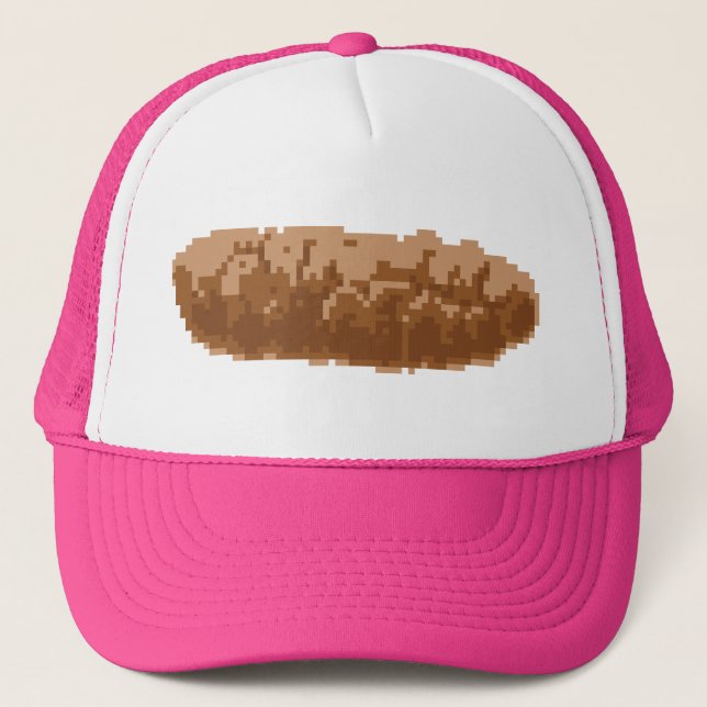 Casquette Poop à 8 bits (Devant)
