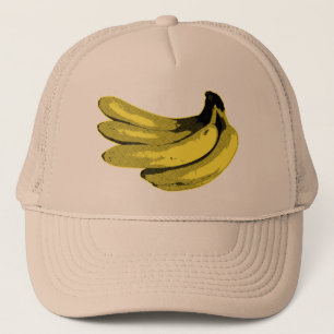 Casquette Pop Art Banana Jaune Graphique