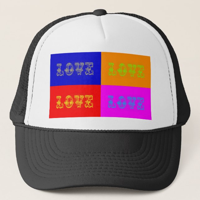 Casquette Pop Art Love (Devant)