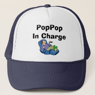 Casquette PopPop comique, PopPop responsable