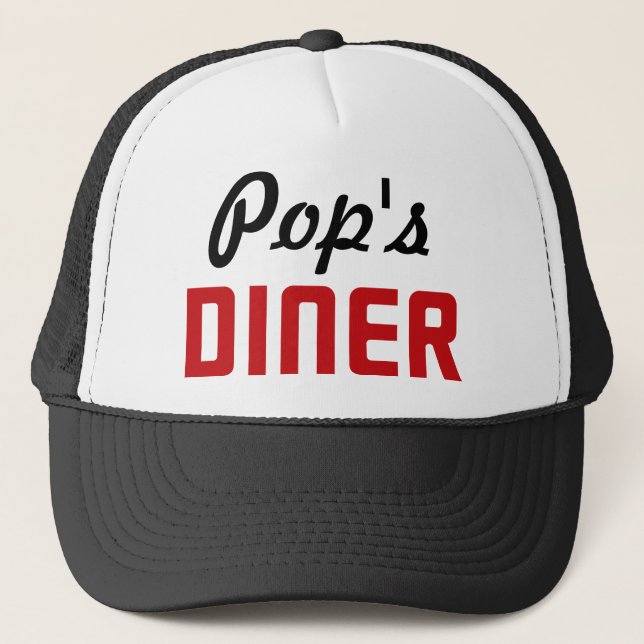 Casquette Pop's Diner (Devant)