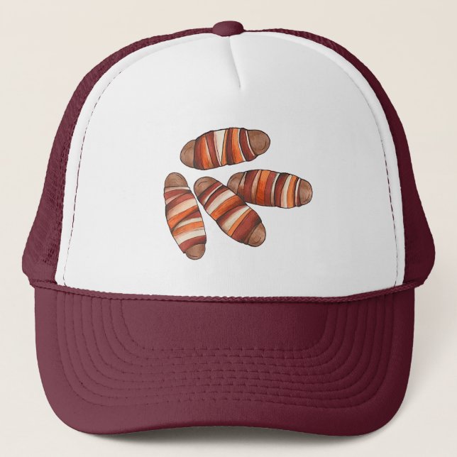 Casquette Porcs dans les couvertures Bacon Sausage Royaume-U (Devant)