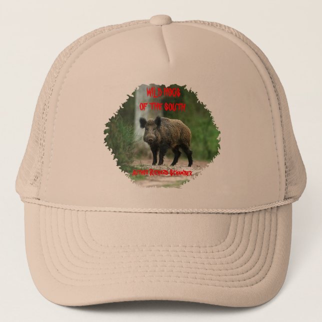 Casquette Porcs sauvages des sud, Richard Schamber auteur (Devant)
