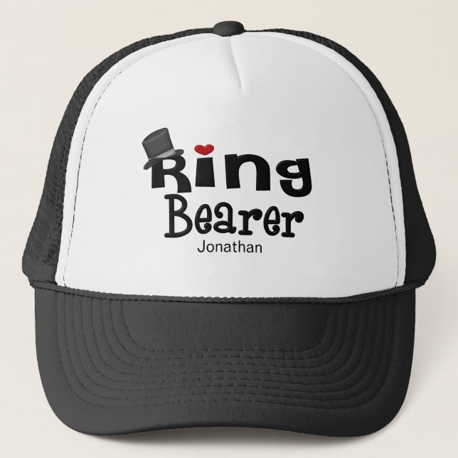 Casquette Porte-anneau à chapeau supérieur (Devant)