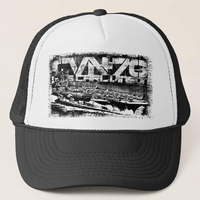Casquette Porte-avions Carl Vinson Trucker Hat (Devant)