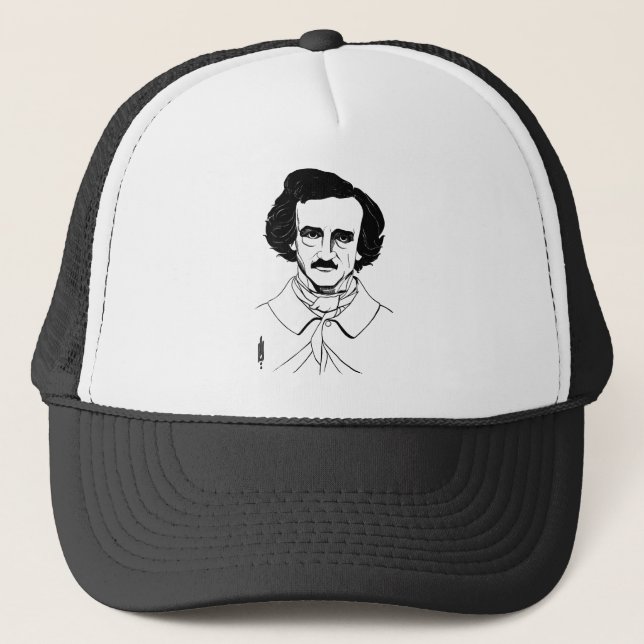 Casquette Portrait d'Edgar Allan Poe (Devant)
