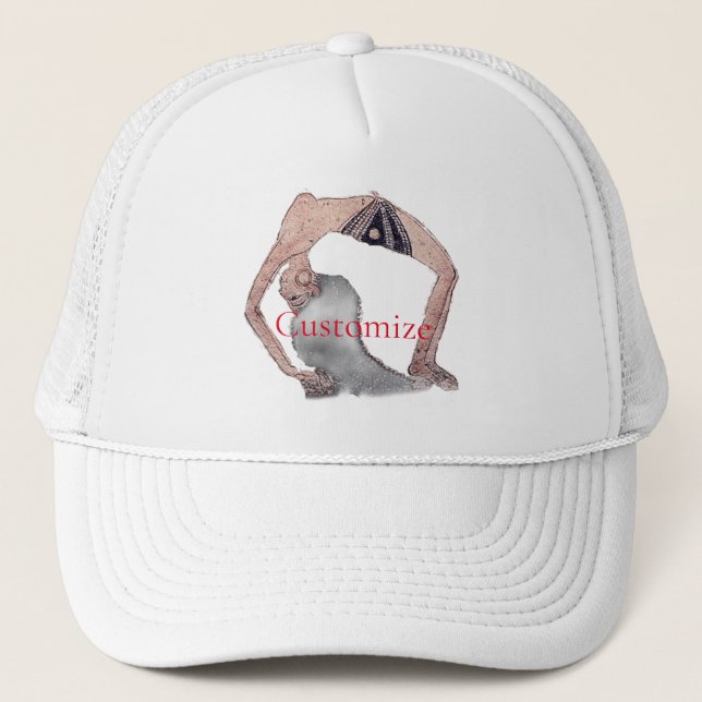 Casquette Pose vintage de Yoga Backbend Thunder_Cove (Devant)