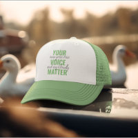 Positive Green Your Voice Matter Motivation Citati