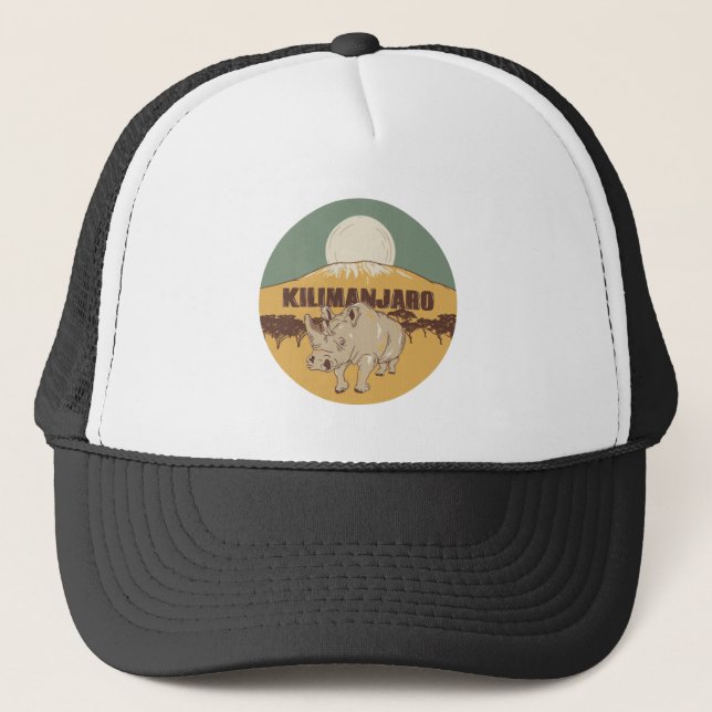 Casquette Poster de Travel Mont Kilimanjaro (Devant)