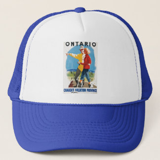 Casquette Poster de voyage de Retro Ontario