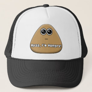 Casquette Pou affamé avec le texte