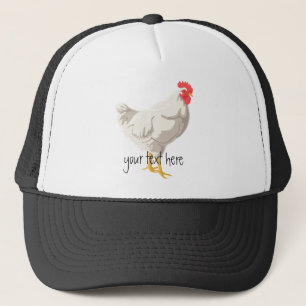 Casquette Poulet blanc
