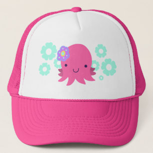 Casquette Poulpe de fleur de roses indien