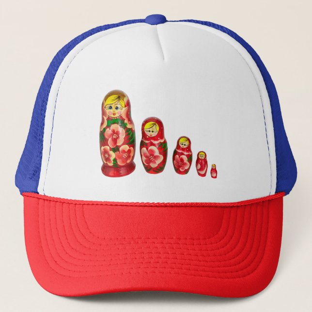 Casquette Poupées russes de nidification Matryoshka (Devant)
