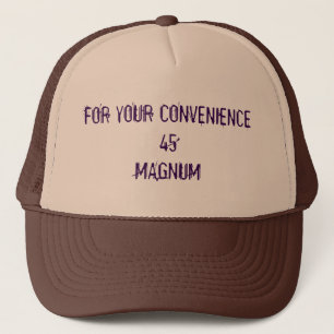 Casquette Pour votre commodité 45 Magnum Trucker Chapeau