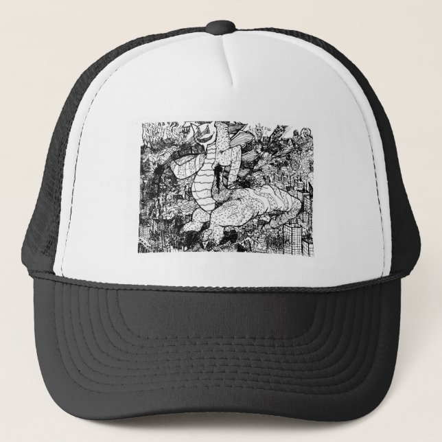 Casquette Pourcentage Godzilla (Devant)