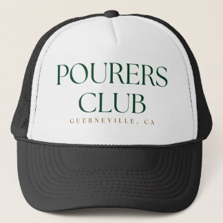 Casquette Pourers Club Trucker Hat – Guerneville, CA