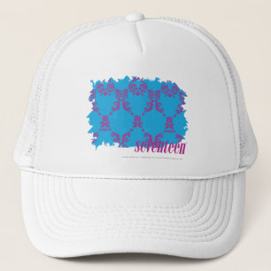 Casquette Pourpre-Aqua 4 de damassé