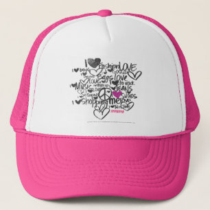 Casquette Pourpre de graffiti