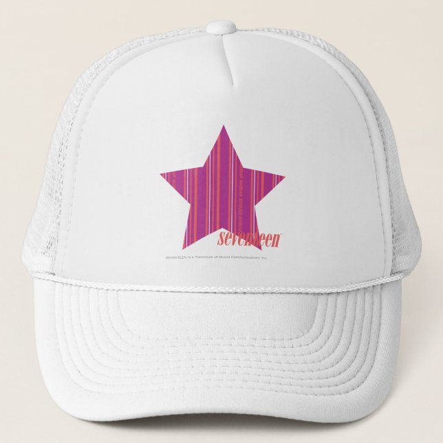 Casquette Pourpre mince 3 de rayures (Devant)