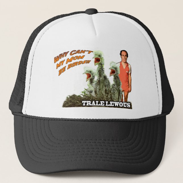 Casquette Pourquoi ne peut pas ma maman être des oiseaux (Devant)