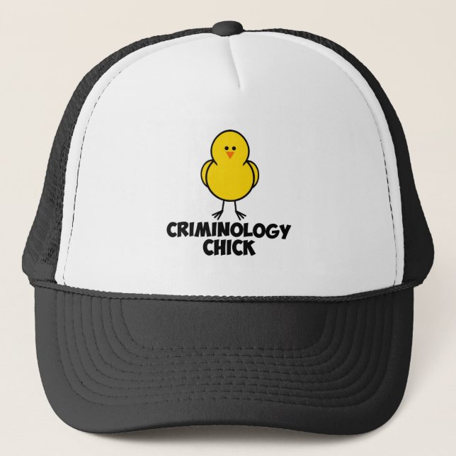 Casquette Poussin de criminologie (Devant)