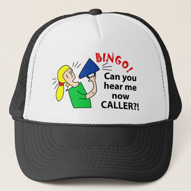 Casquette Pouvez-vous m'entendre maintenant visiteur de (Devant)