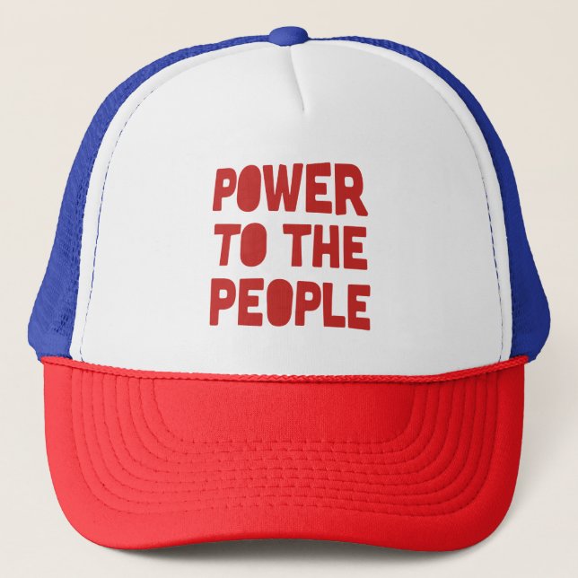 Casquette Pouvoir Au Peuple (Devant)