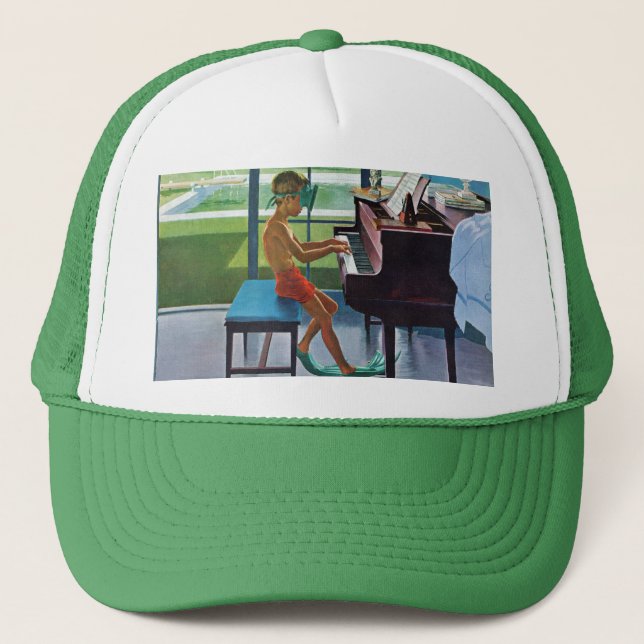 Casquette Pratique en matière de piano de Poolside (Devant)