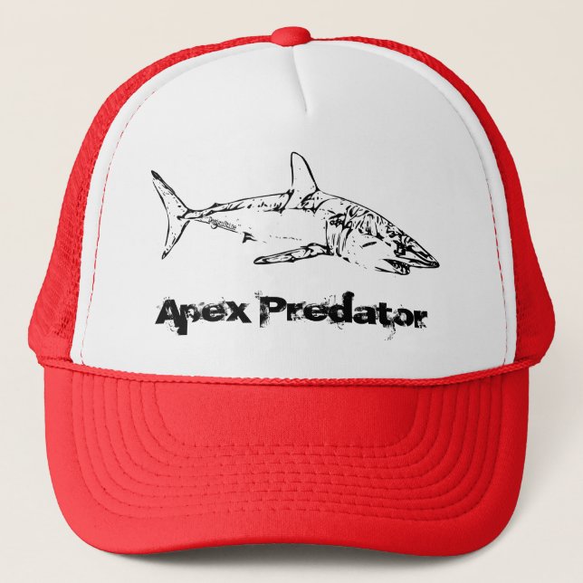 Casquette Prédateur d'apex de requin (Devant)