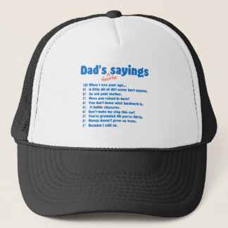 Casquette préféré d'énonciations de papas