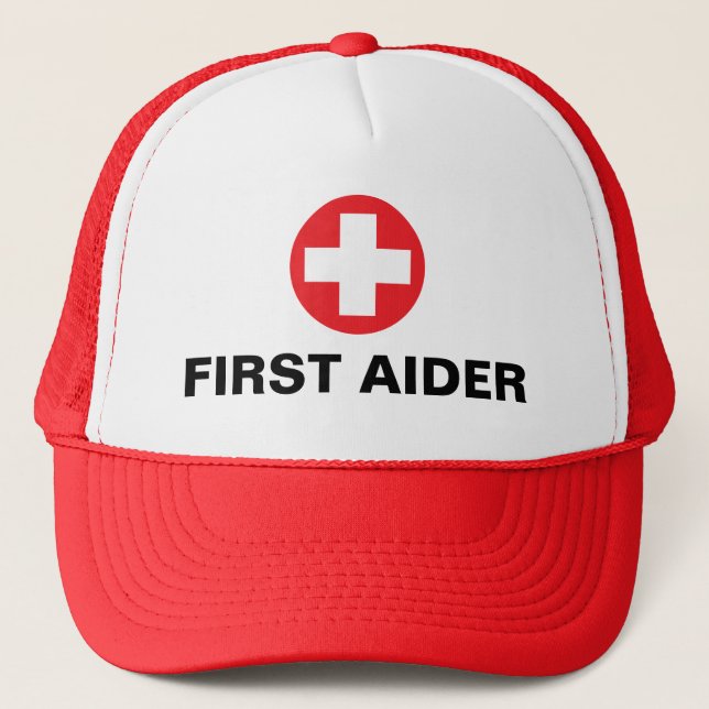 Casquette Premier Aider (Devant)
