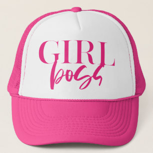 Casquette Premium Pink   Girl Boss   Modern Ultra