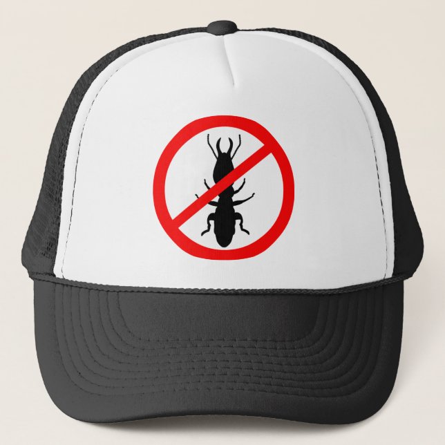 Casquette Prenez garde des termites (Devant)