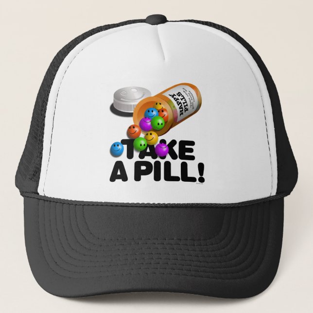 CASQUETTE PRENEZ UNE PAC DE PILULE (Devant)
