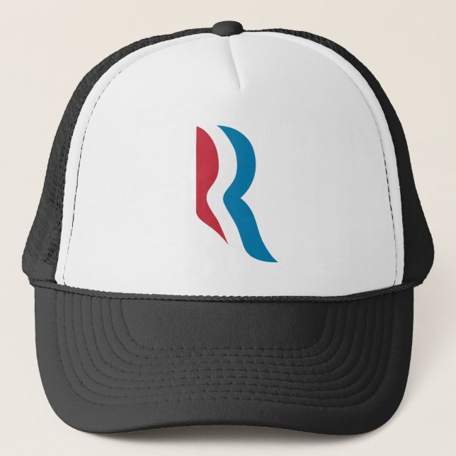 Casquette Président 2012 de logo de Mitt Romney "R" (Devant)