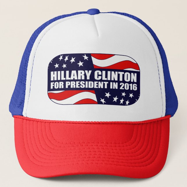 Casquette Président 2016 de Hillary Clinton (Devant)