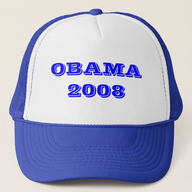 CASQUETTE PRÉSIDENTIEL DÉMOCRATIQUE D'OBAMA 2008 (Devant)