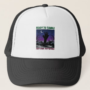 Casquette Prêt à Bascule Main de Zombie Halloween Cimetière