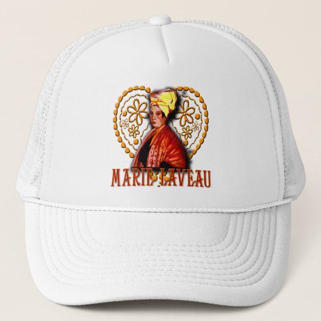 Casquette Prêtresse de vaudou de Marie Laveau haute (Devant)