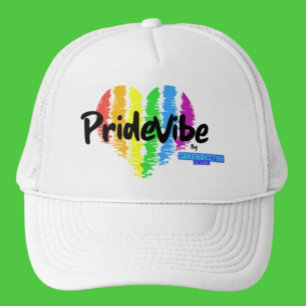 Casquette PrideVibe Cœur Arc-en-Ciel Camionneur : Audacieux 