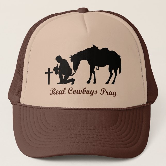 Casquette Prière aux vrais cowboys (Devant)