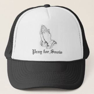Casquette Priez pour la neige