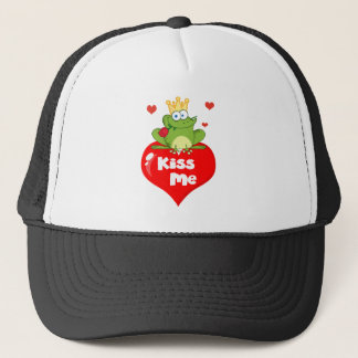 Casquette Prince On A Red Heart de grenouille