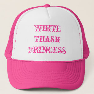 Casquette Princesse de déchets blancs
