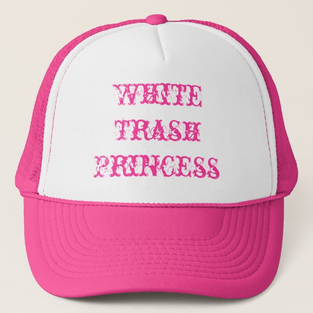 Casquette Princesse de déchets blancs (Devant)