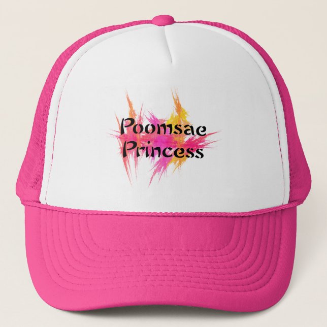 Casquette Princesse rose Hat de Poomsae (Devant)